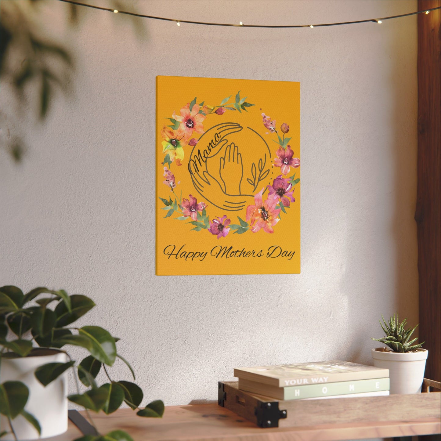 Floral Giclée Print Canvas for Mother's Day – Heartfelt Home Décor