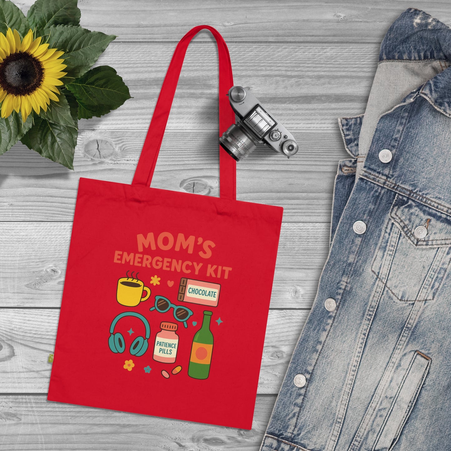 Organische Katoenen Tote Bag - Perfect Geschenk voor Moederdag & Zelfzorg