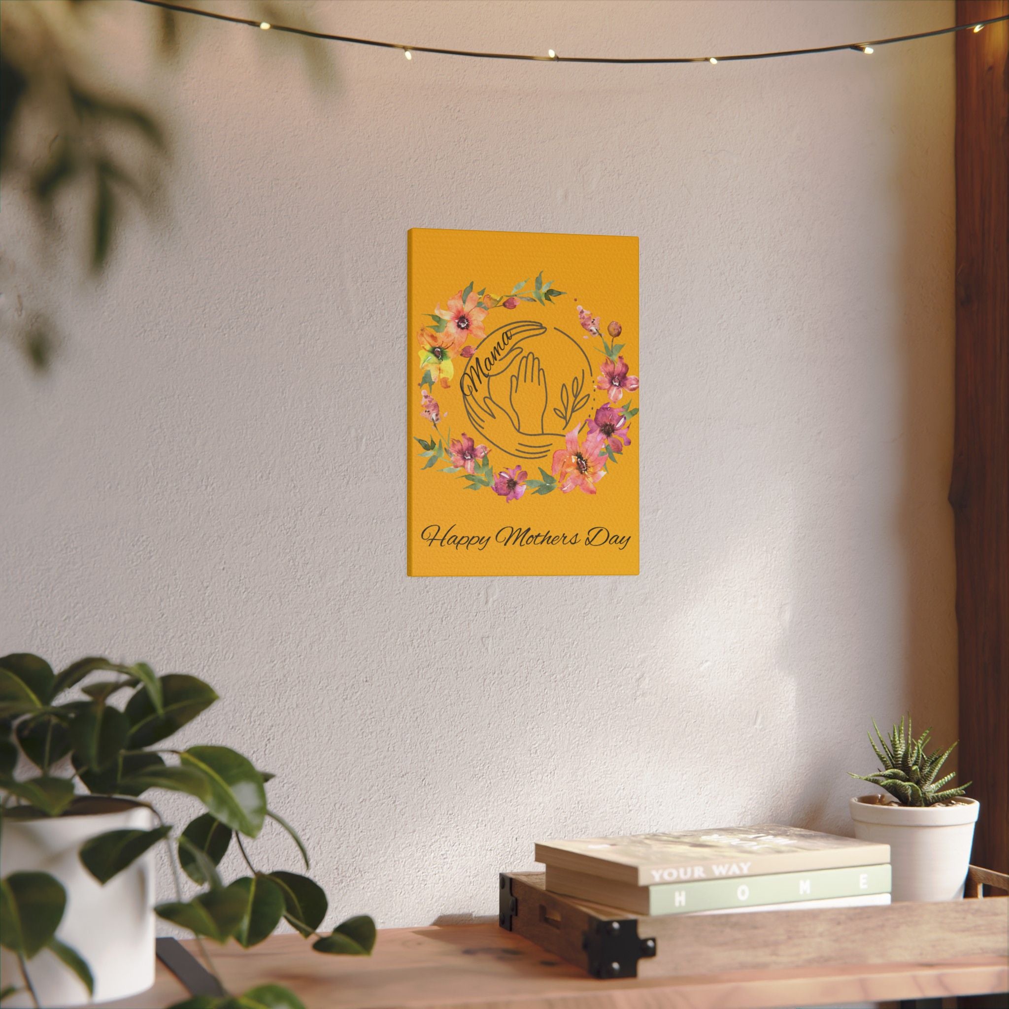 Floral Giclée Print Canvas for Mother's Day – Heartfelt Home Décor
