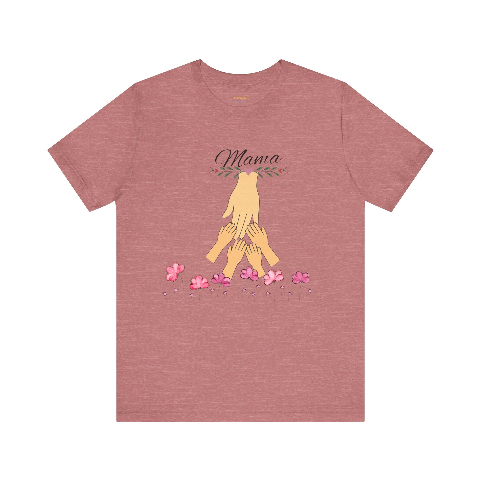 Mama Hands Unisex Custom  Tee - Perfect Gift for Mother's Day & Family Celebrations