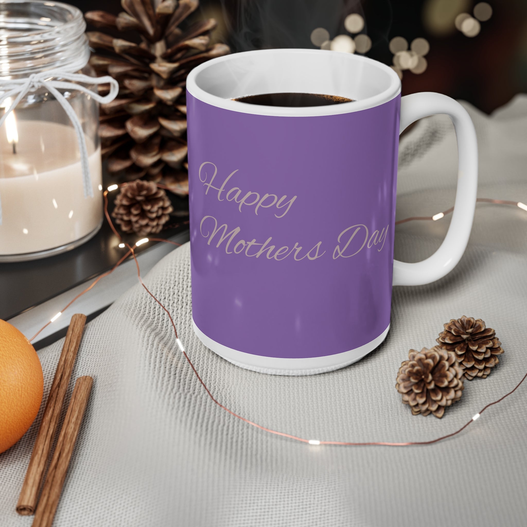 Floral Mother's Day Coffee Mug, Perfect Gift for Mom