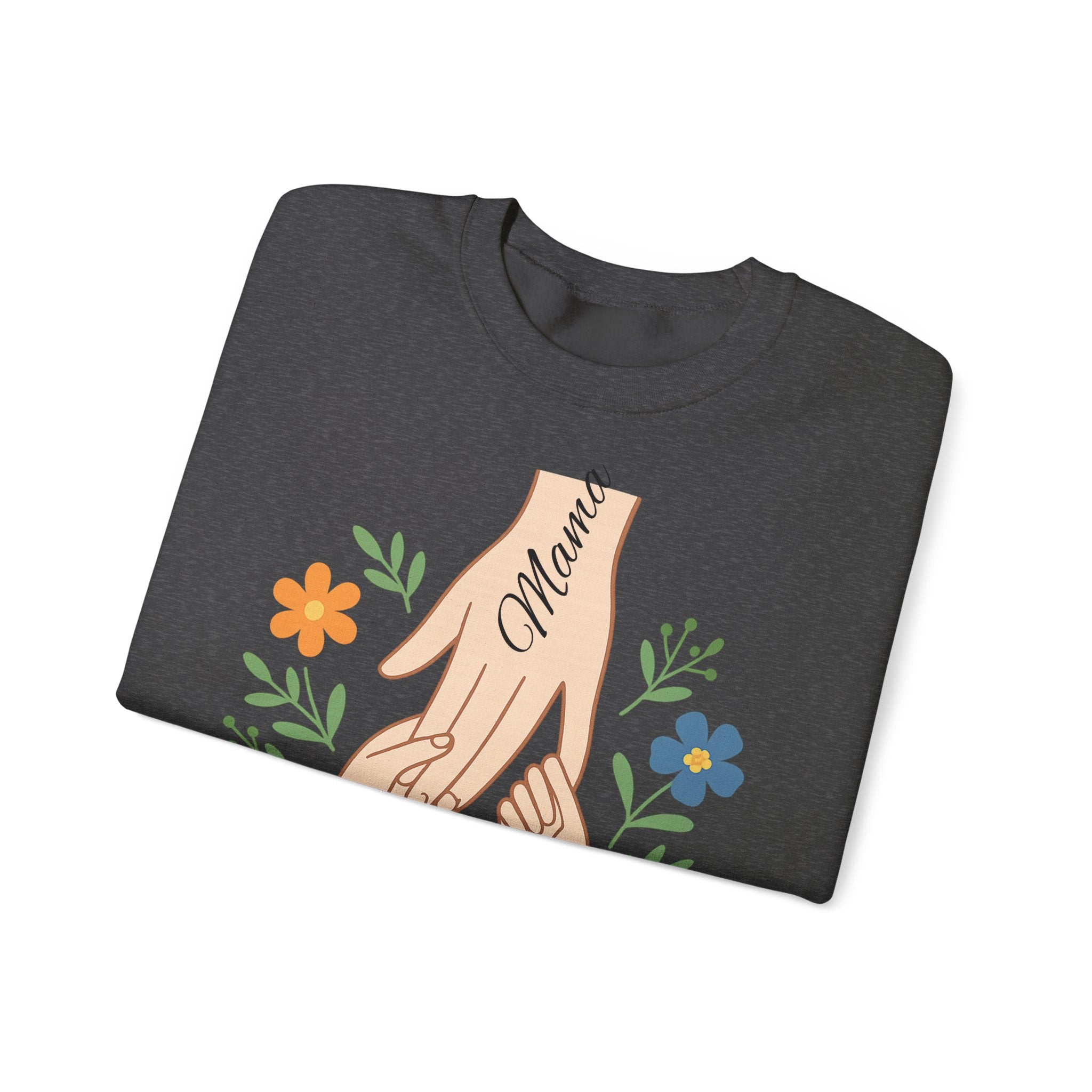 Personalized Mama Hands Crewneck Sweatshirt