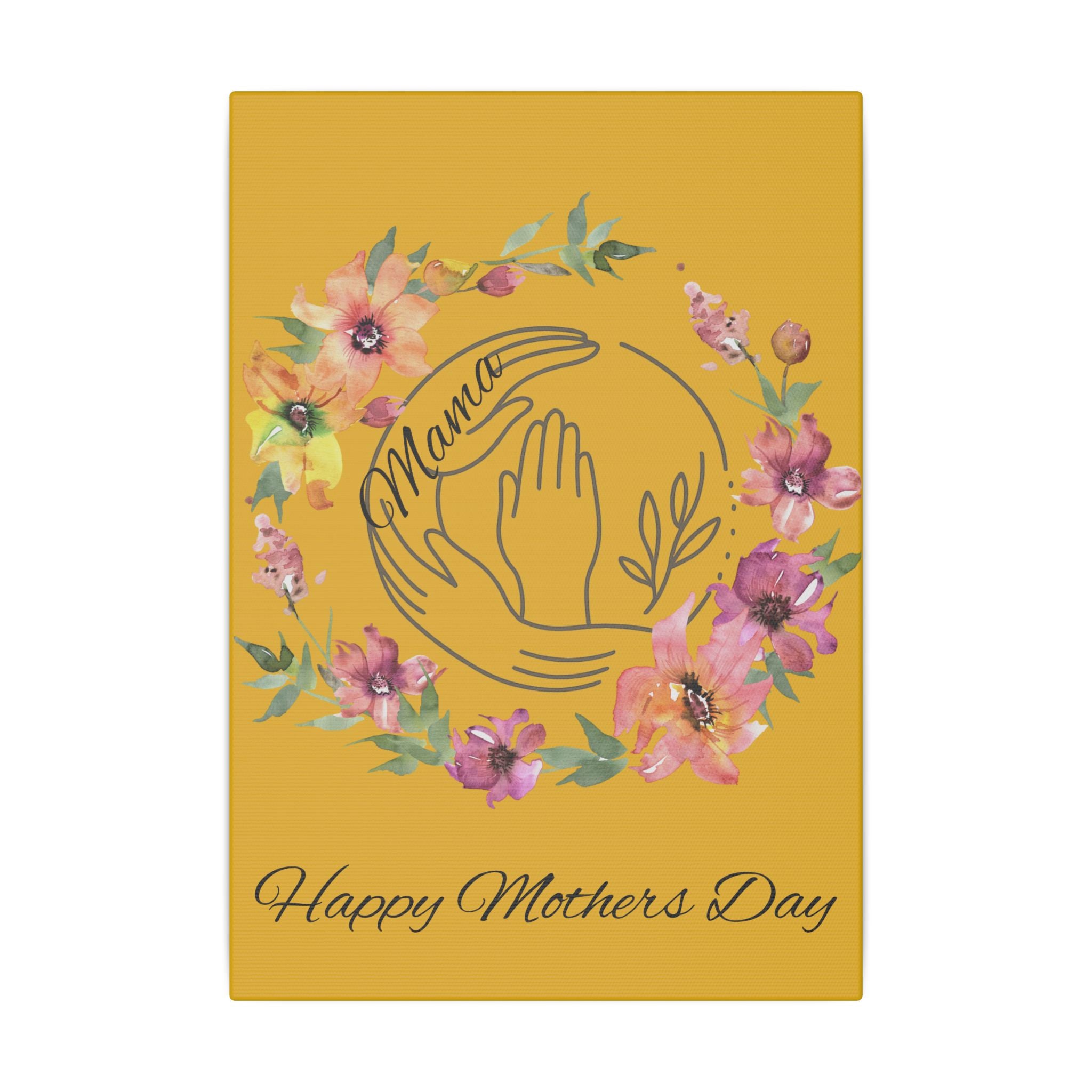 Floral Giclée Print Canvas for Mother's Day – Heartfelt Home Décor