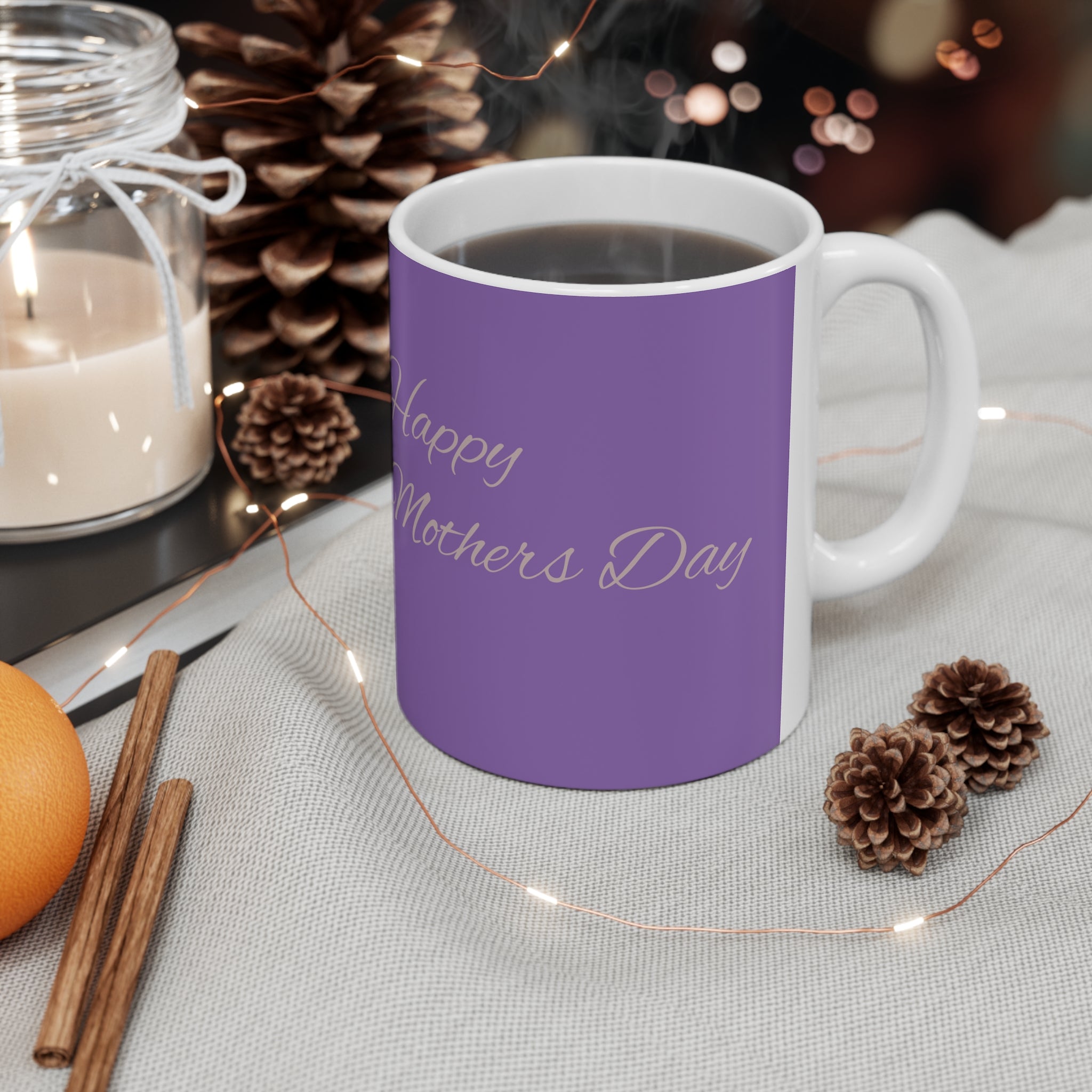Floral Mother's Day Coffee Mug, Perfect Gift for Mom