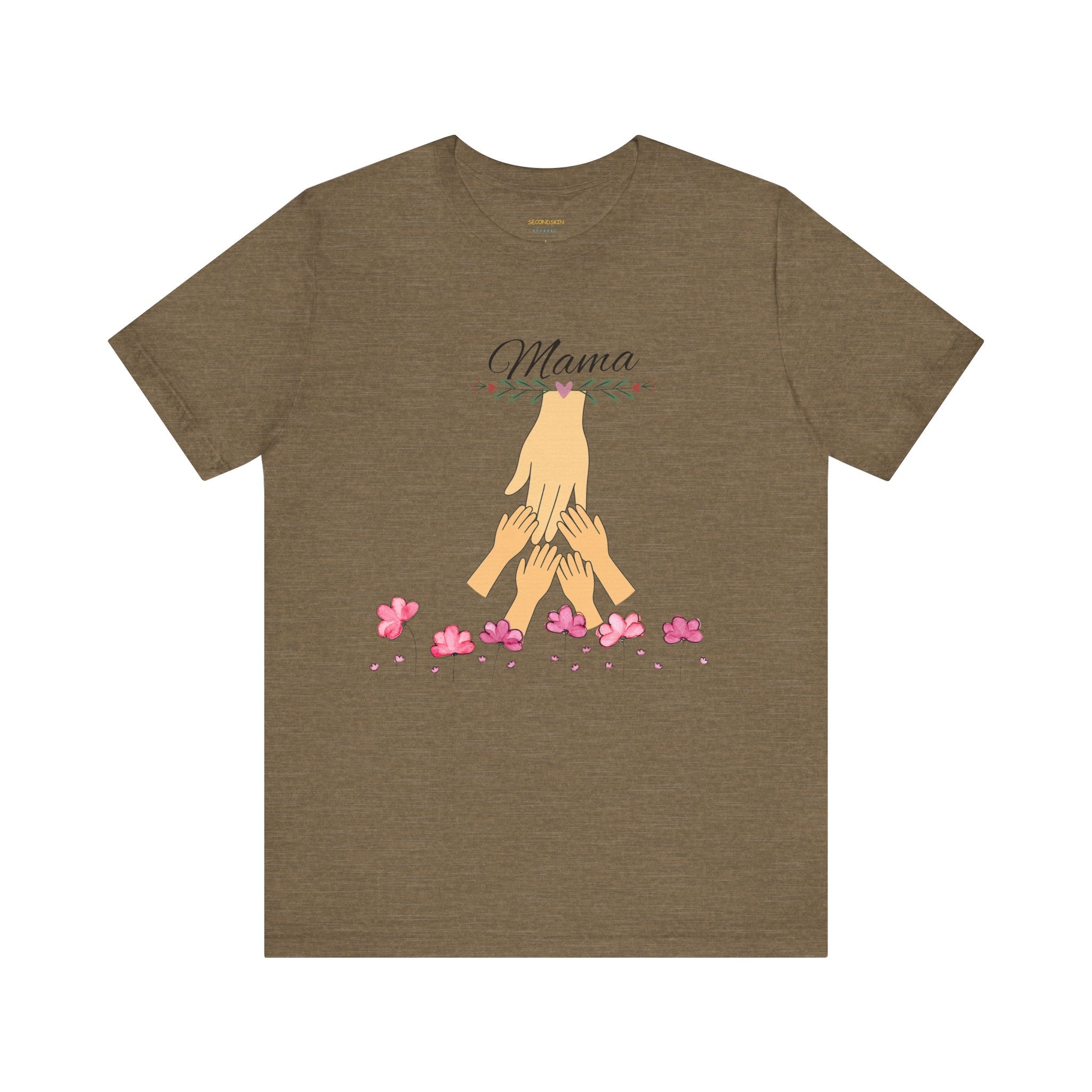 Mama Hands Unisex Custom  Tee - Perfect Gift for Mother's Day & Family Celebrations