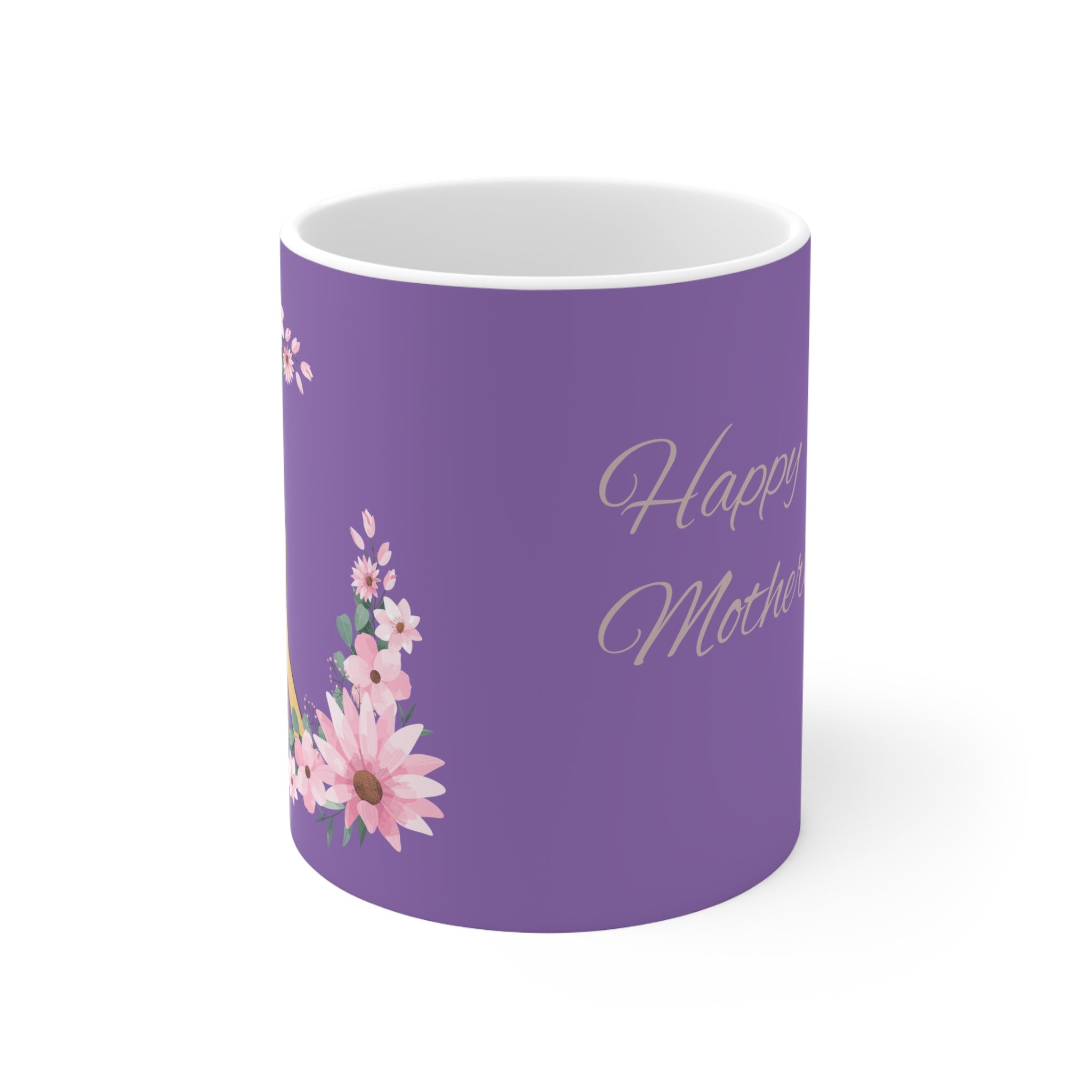 Floral Mother's Day Coffee Mug, Perfect Gift for Mom