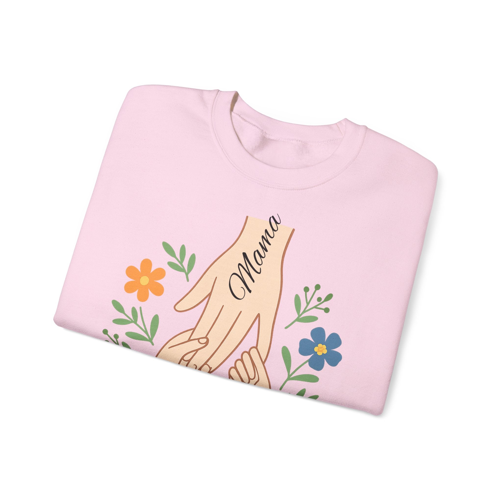 Personalized Mama Hands Crewneck Sweatshirt