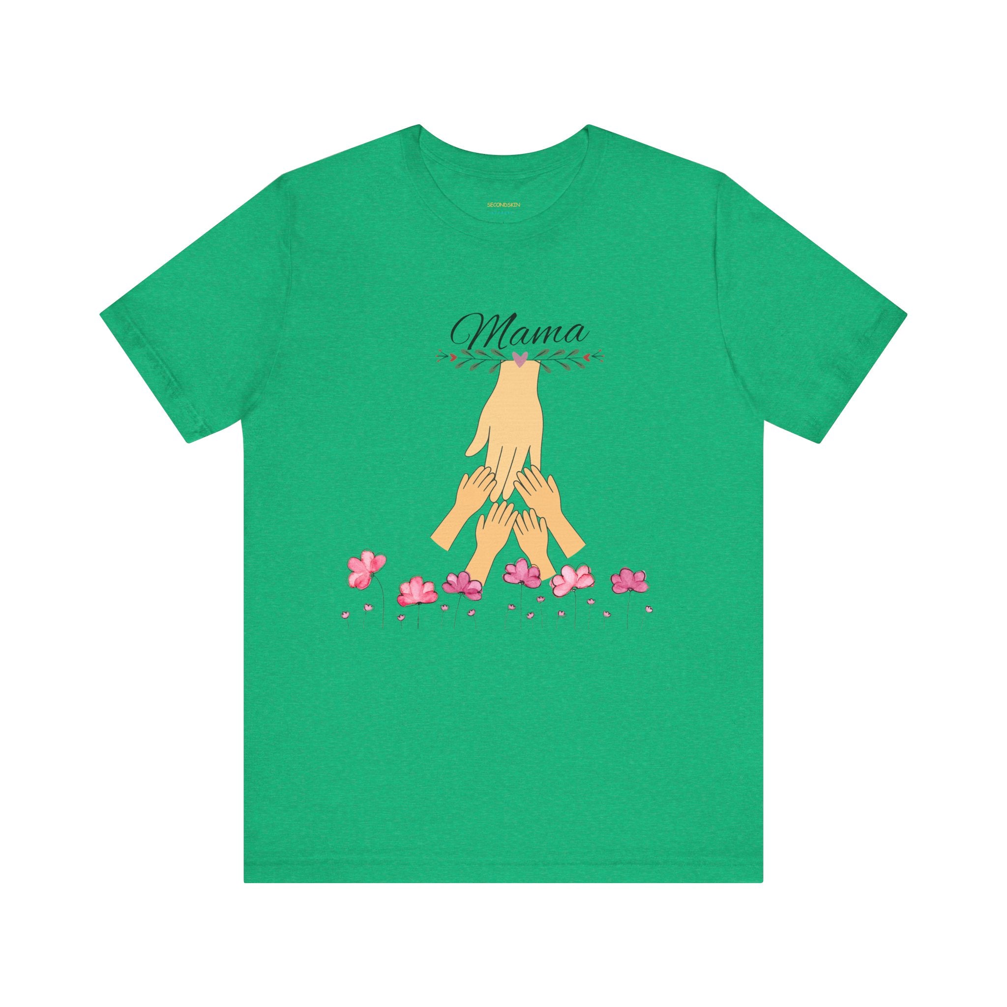 Mama Hands Unisex Custom  Tee - Perfect Gift for Mother's Day & Family Celebrations