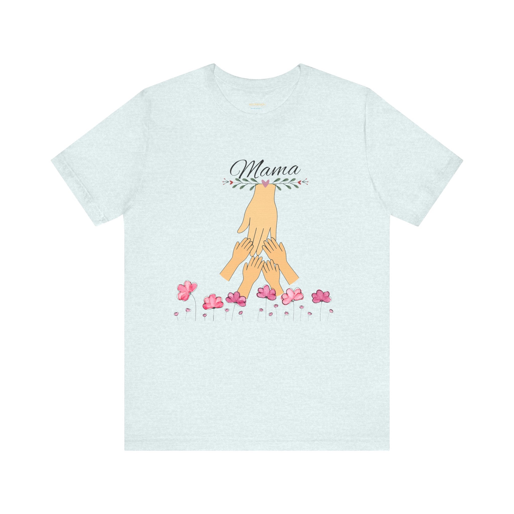 Mama Hands Unisex Custom  Tee - Perfect Gift for Mother's Day & Family Celebrations