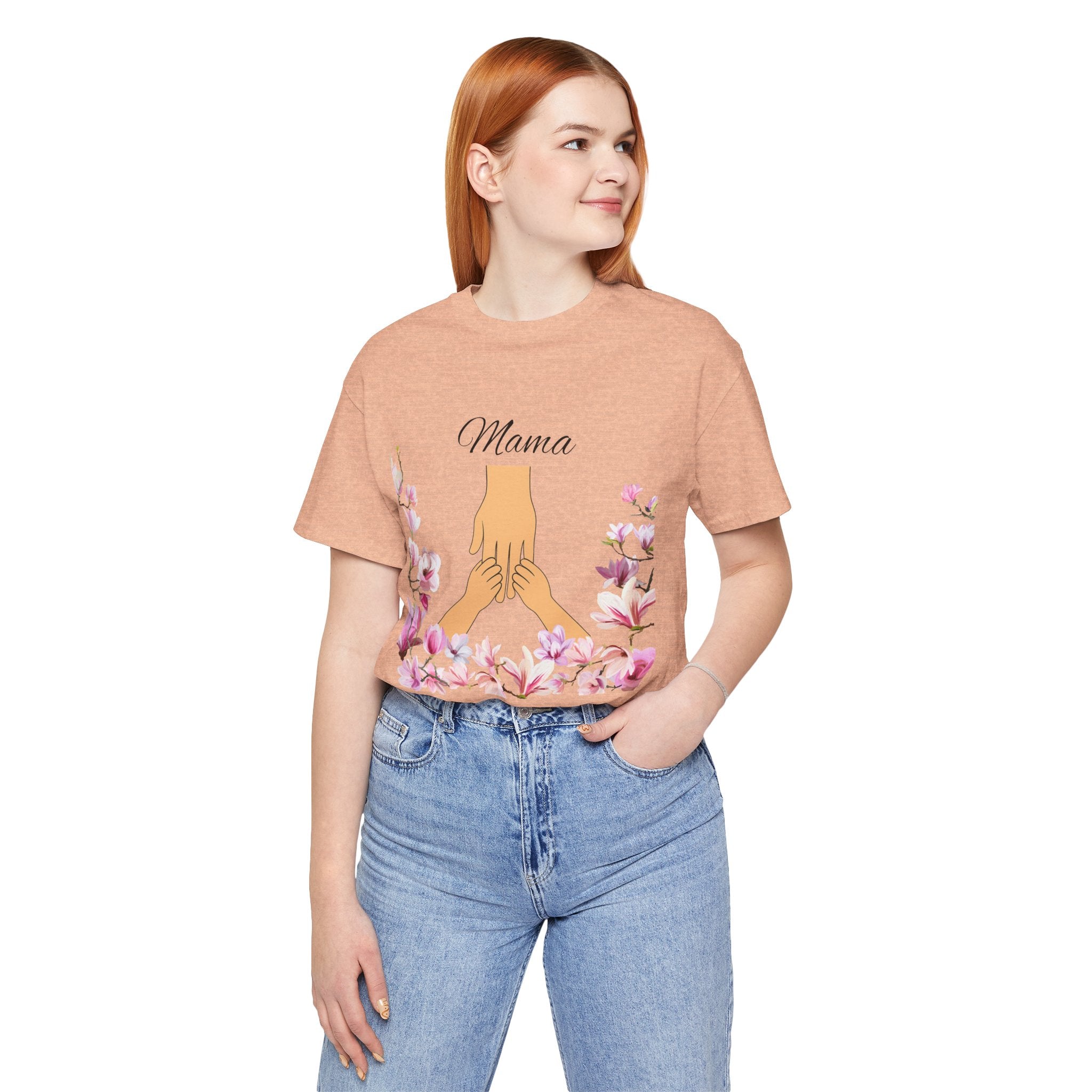 Floral Mama Short Sleeve Tee - Perfect Gift for Mothers!