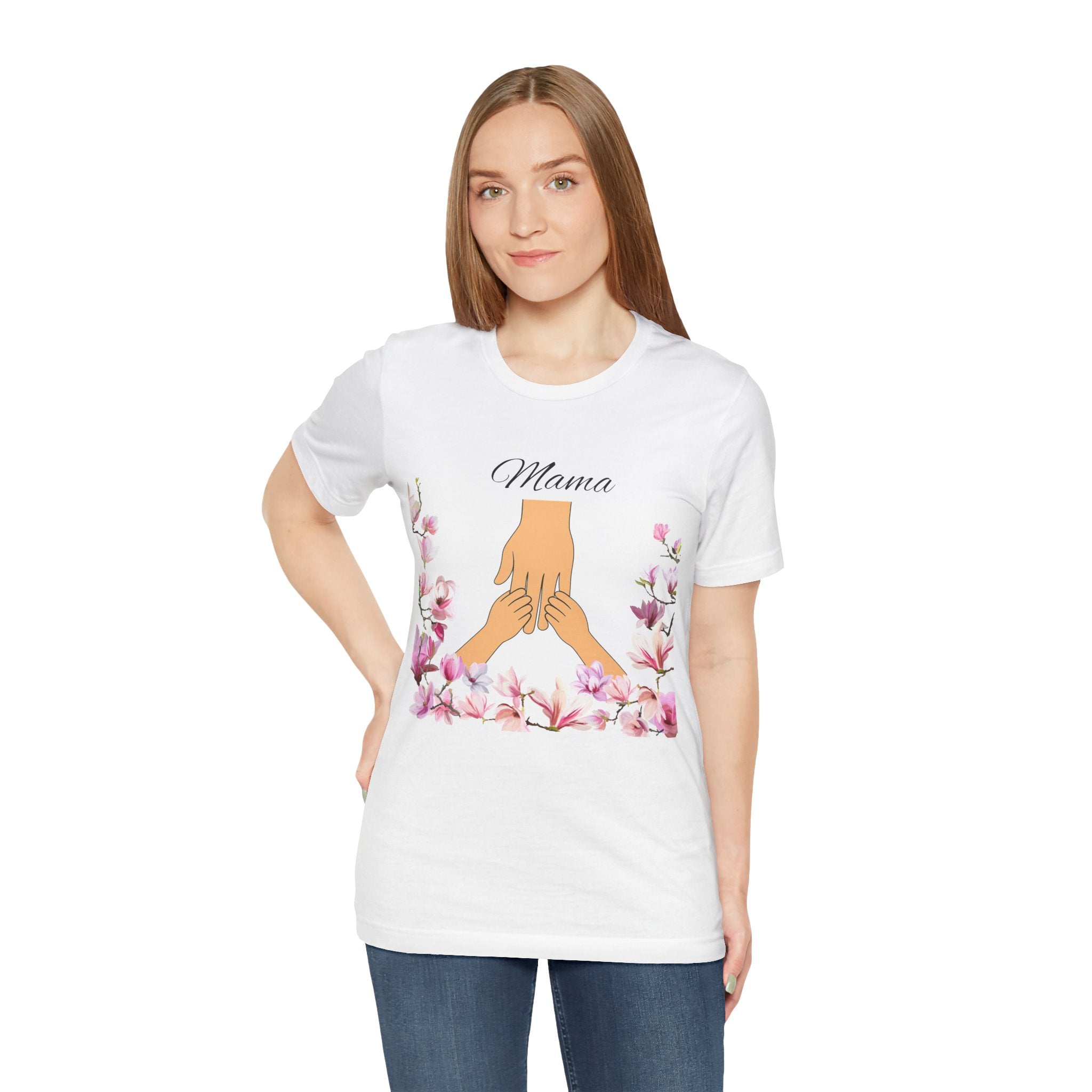 Floral Mama Short Sleeve Tee - Perfect Gift for Mothers!