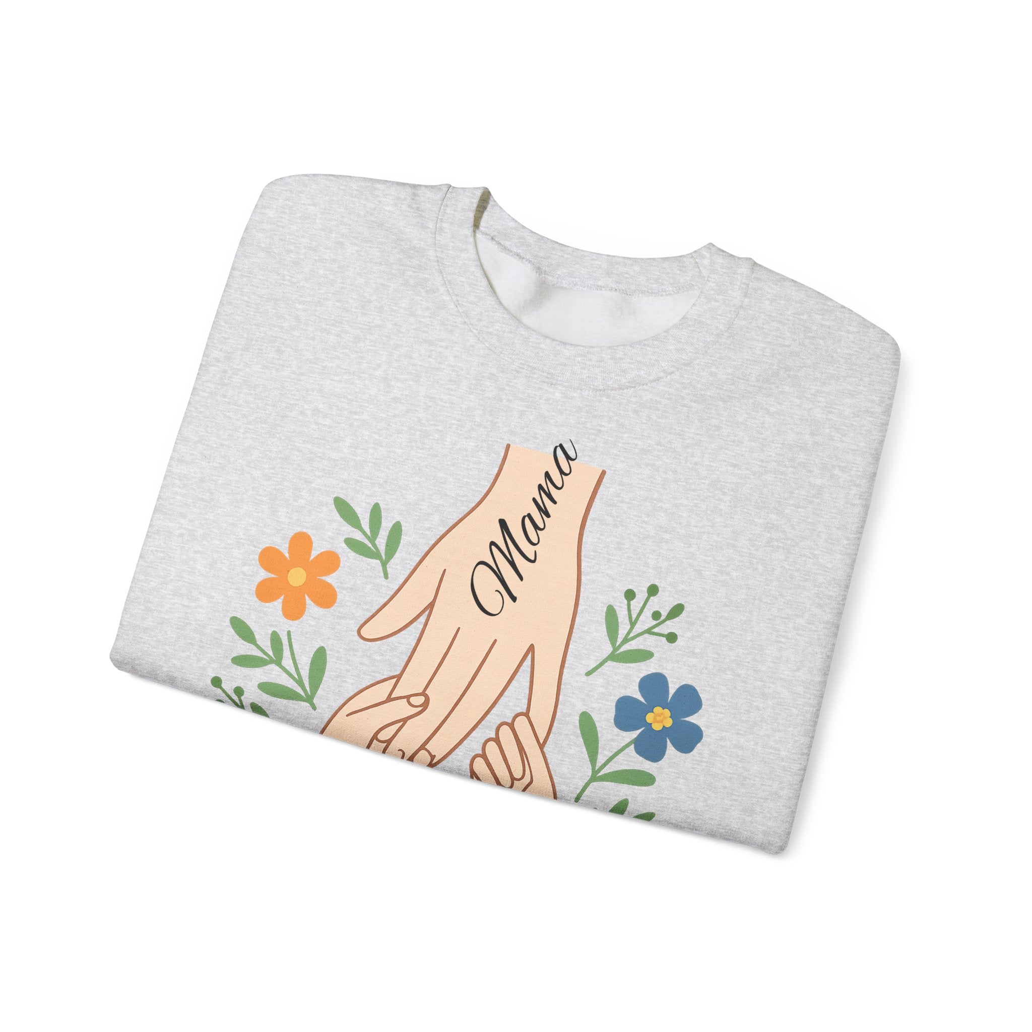Personalized Mama Hands Crewneck Sweatshirt