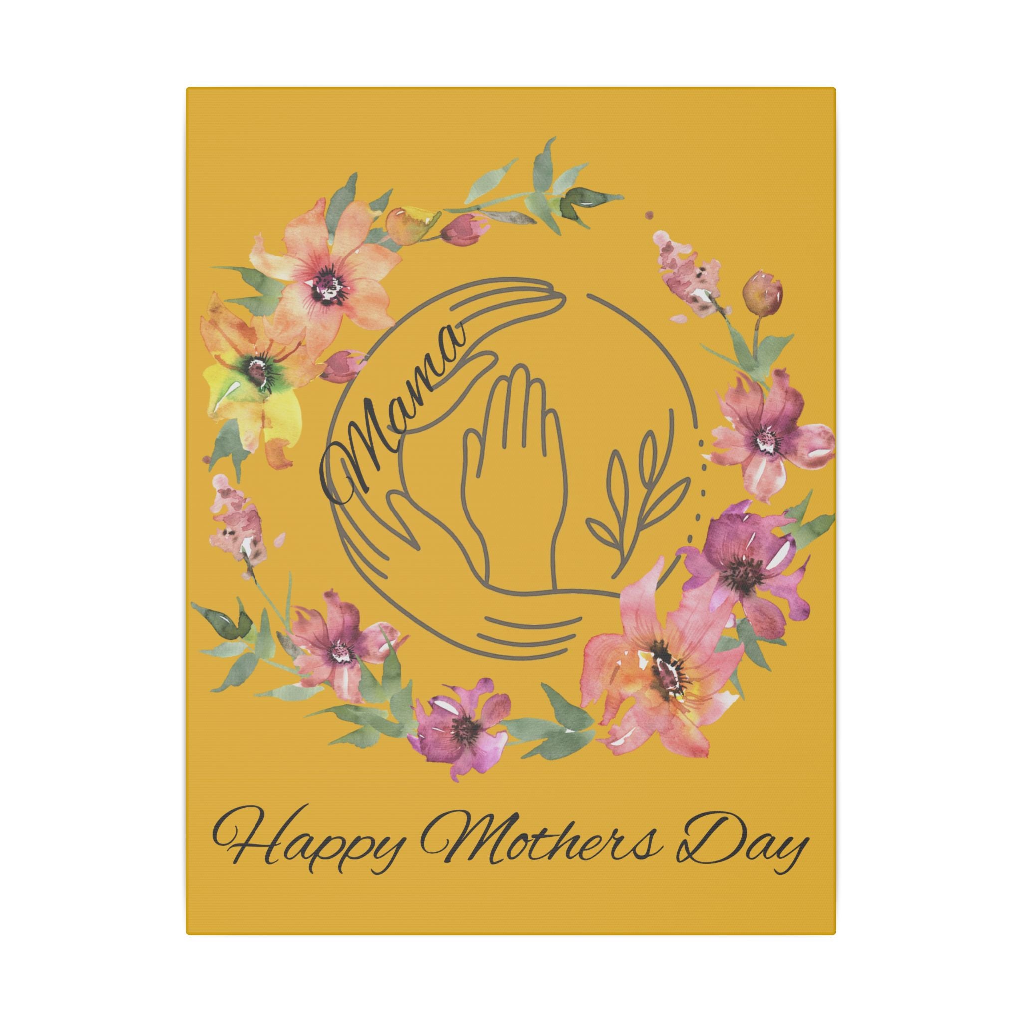 Floral Giclée Print Canvas for Mother's Day – Heartfelt Home Décor