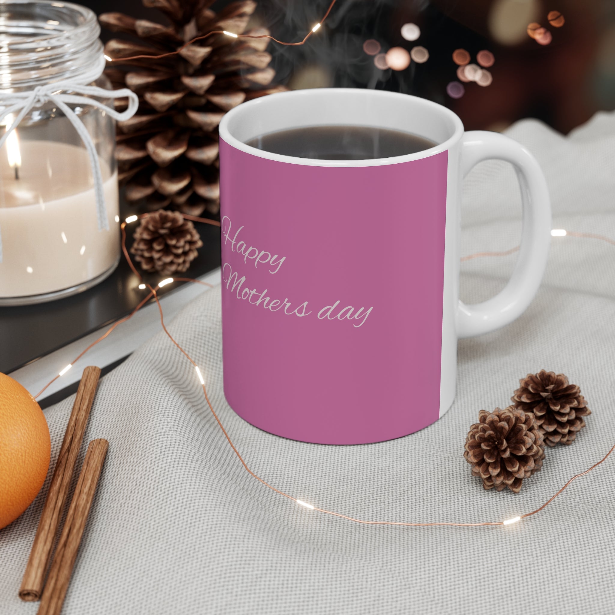 Floral Mother’s Day Ceramic Coffee Cups - 11oz & 15oz Mugs for Moms