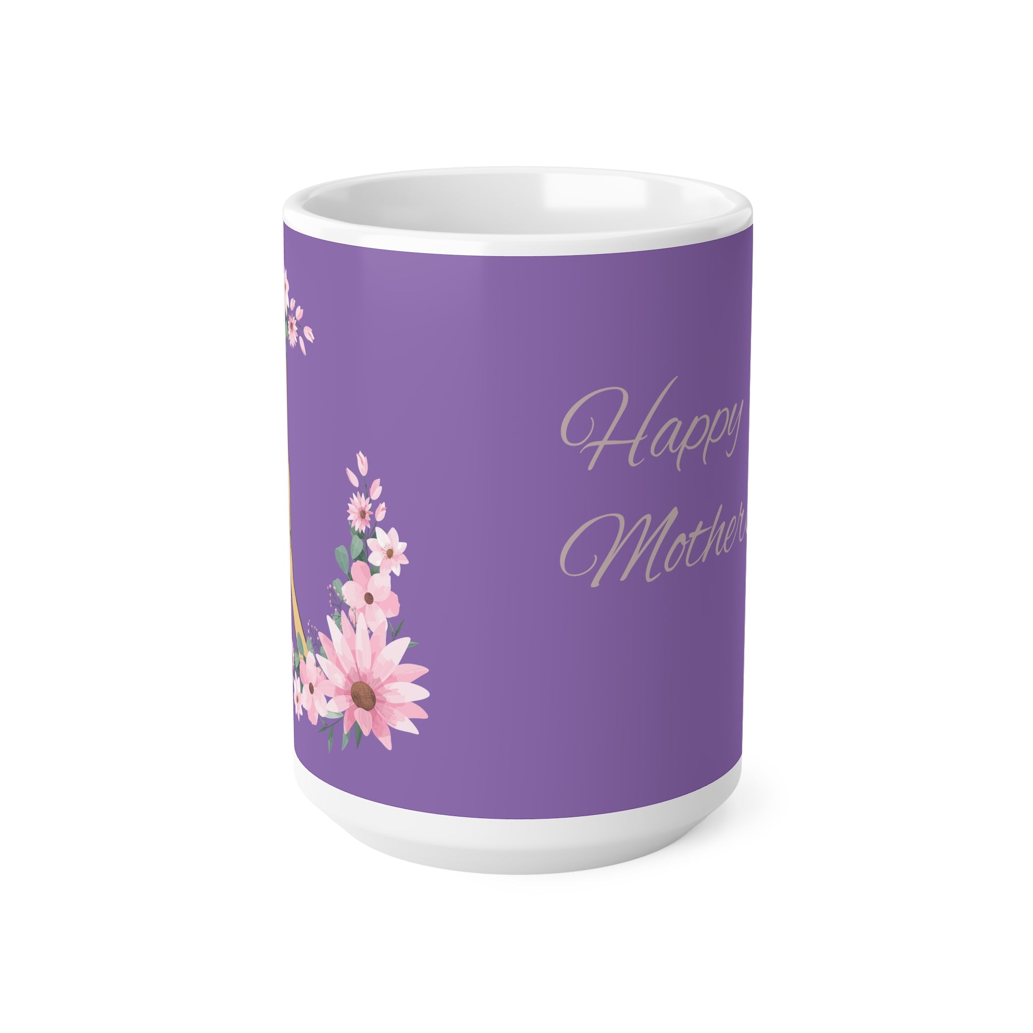 Floral Mother's Day Coffee Mug, Perfect Gift for Mom