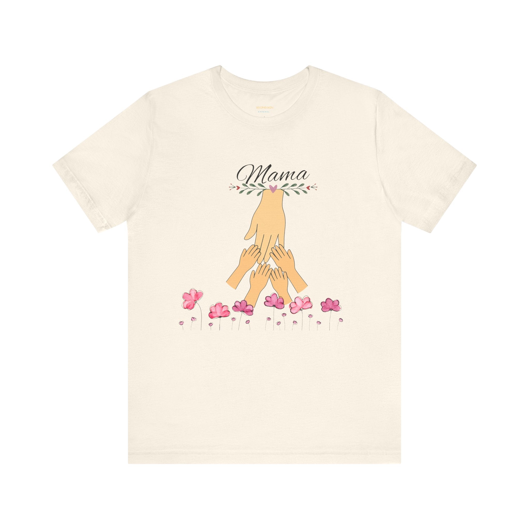Mama Hands Unisex Custom  Tee - Perfect Gift for Mother's Day & Family Celebrations