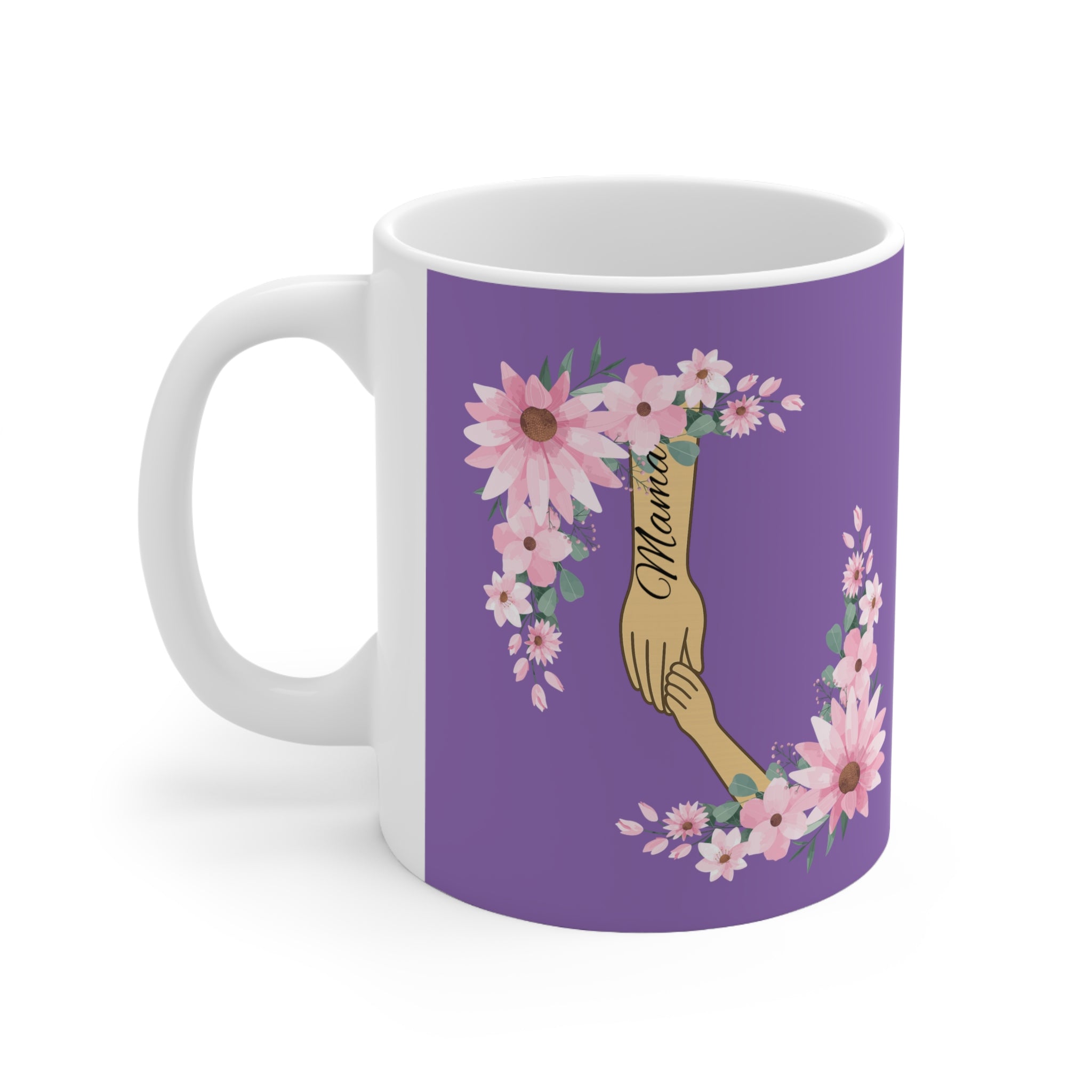 Floral Mother's Day Coffee Mug, Perfect Gift for Mom