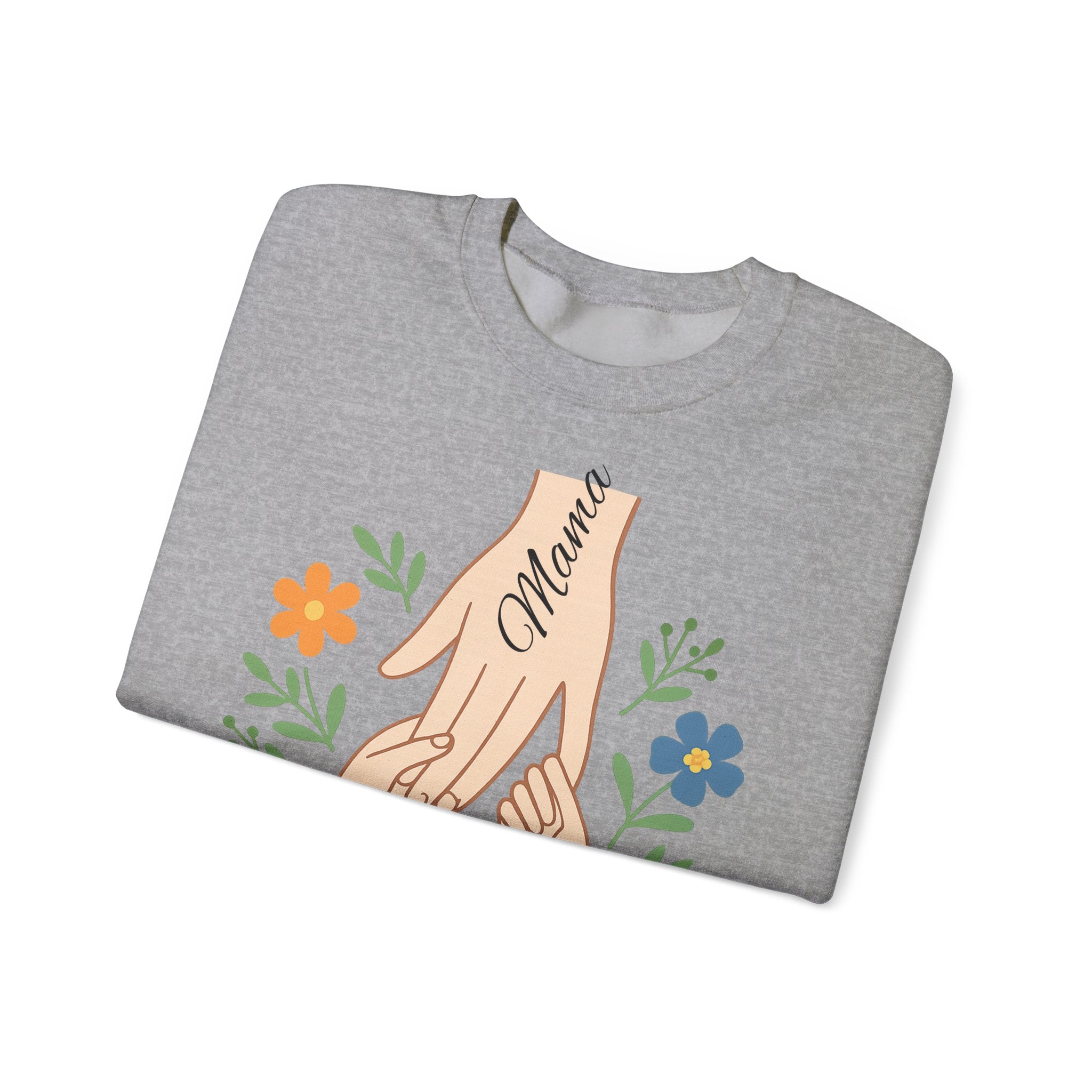 Personalized Mama Hands Crewneck Sweatshirt