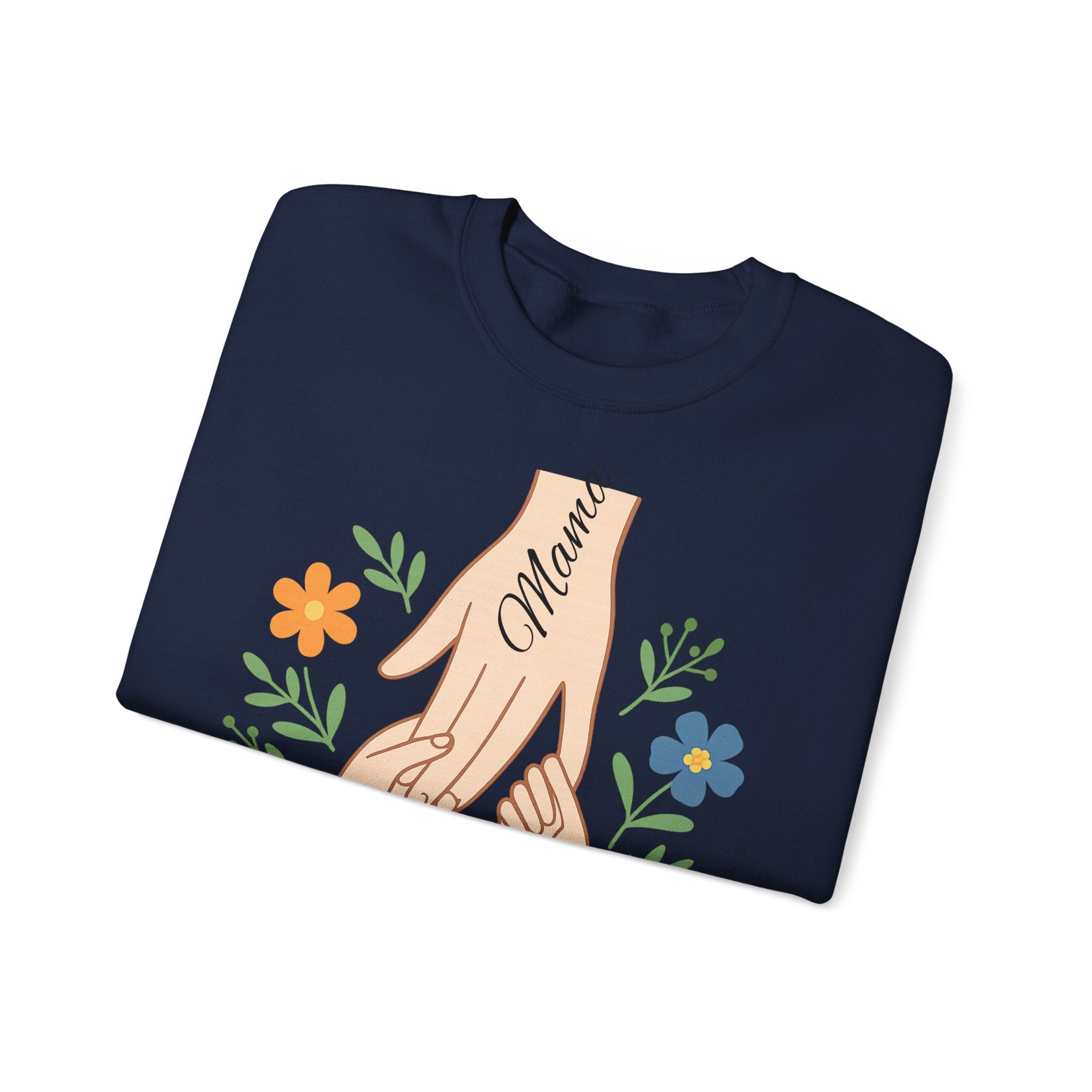 Personalized Mama Hands Crewneck Sweatshirt